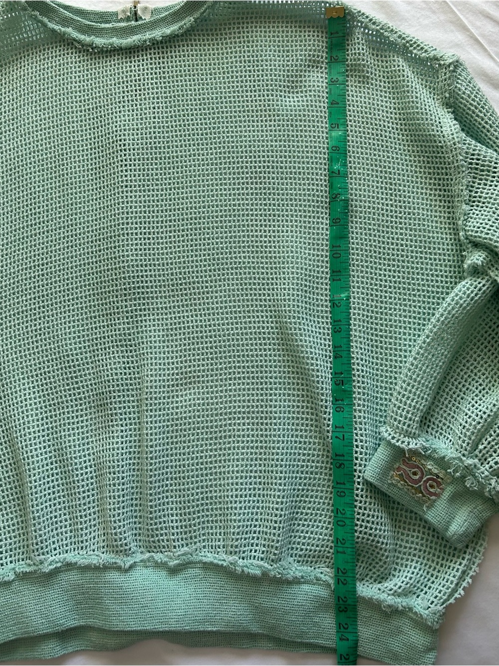 POL Open Waffle Knit Pullover w. Sequinned Detailing - Picture 10 of 11